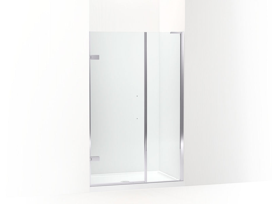 KOHLER K-27715-10L Composed 3/8" pivot door glass and hardware, no handle, bright polished silver