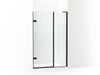 KOHLER K-27715-10L Composed 3/8" pivot door glass and hardware, no handle, matte black