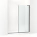 KOHLER K-27716-10L Composed 3/8" fixed panel glass and hardware, matte black