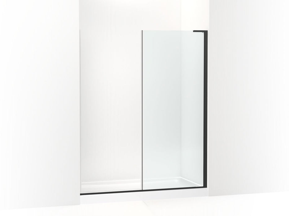 KOHLER K-27716-10L Composed 3/8" fixed panel glass and hardware, matte black