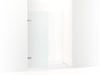 KOHLER K-27718 Composed™ 3/8" Moving Panel Glass and Hinges, vibrant brushed nickel