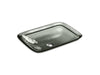 KOHLER K-2773 Inia 20-3/4" rectangular drop-in bathroom sink, no overflow, translucent stone