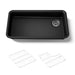 KOHLER K-27785 Cairn 33" undermount single-bowl kitchen sink, matte black - view 5