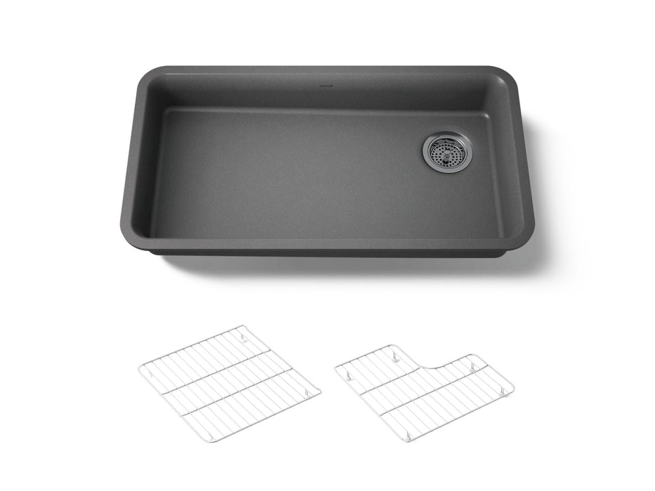 KOHLER K-27785 Cairn 33" undermount single-bowl kitchen sink