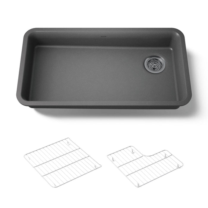 KOHLER K-27785 Cairn 33" undermount single-bowl kitchen sink