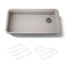 KOHLER K-27785 Cairn 33" undermount single-bowl kitchen sink, matte taupe - view 5