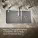 KOHLER K-27786 Cairn Smart Divide 33-1/2" undermount double-bowl kitchen sink, matte grey - view 4