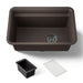 KOHLER K-27787 Cairn 27-1/2" undermount single-bowl utility sink, matte brown - view 5