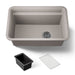 KOHLER K-27787 Cairn 27-1/2" undermount single-bowl utility sink, matte taupe - view 5