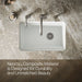 KOHLER K-27787 Cairn 27-1/2" undermount single-bowl utility sink, matte white - view 4