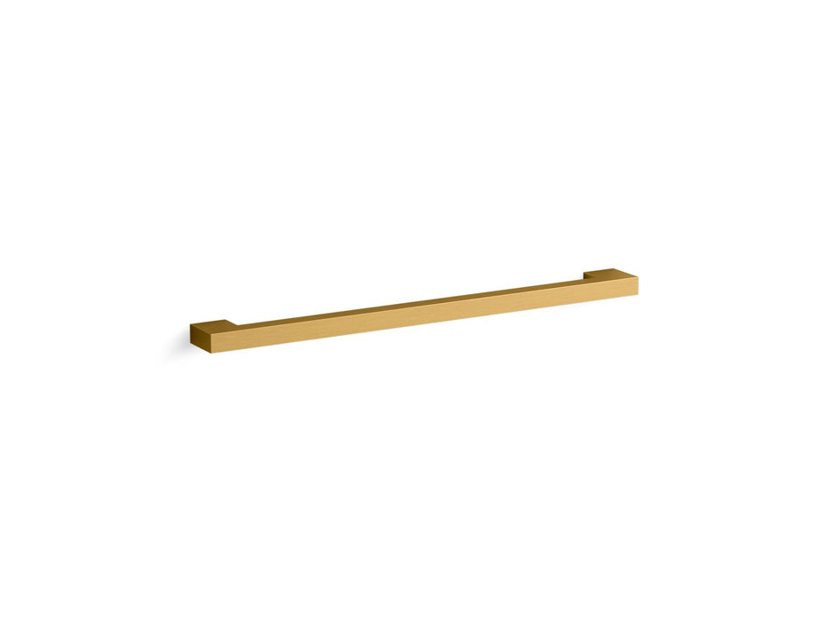 KOHLER K-27939 Lodern 13" cabinet pull, vibrant brushed moderne brass