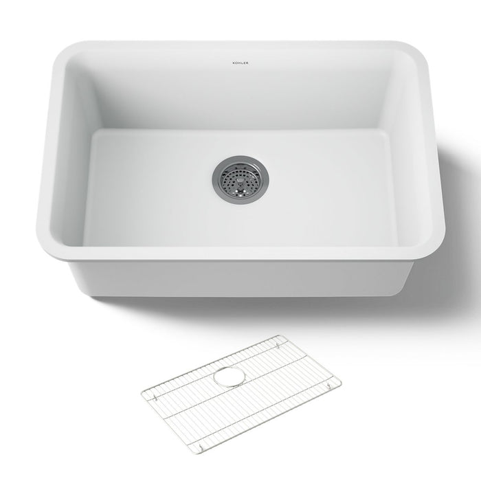KOHLER K-28000 Cairn 27-1/2" undermount single-bowl kitchen sink