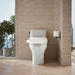 KOHLER K-28020-HC Spacity Hidden cord one-piece compact elongated toilet with skirted trapway, 1.28 gpf, white - view 5