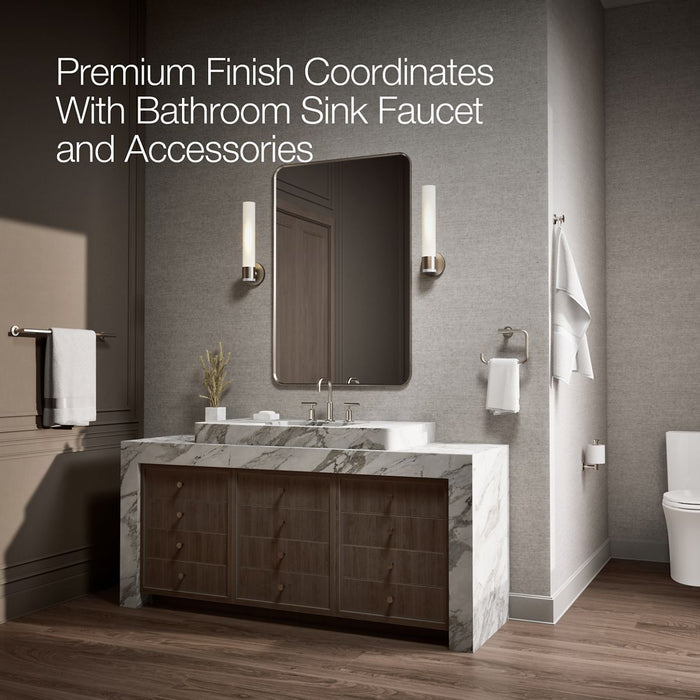 KOHLER K-28122-R Veil Right-hand trip lever, vibrant brushed nickel - view 2
