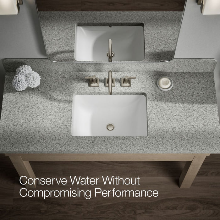 KOHLER K-28125-4 Venza Widespread bathroom sink faucet, 1.2 gpm, vibrant brushed nickel - view 5