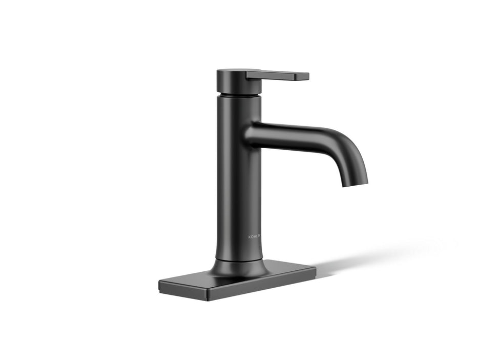 KOHLER K-28126-4 Venza Single-handle bathroom sink faucet, 1.2 gpm, matte black