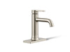 KOHLER K-28126-4 Venza Single-handle bathroom sink faucet, 1.2 gpm, vibrant brushed nickel