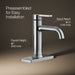 KOHLER K-28126-4N Venza Single-handle bathroom sink faucet, 0.5 gpm, polished chrome - view 3