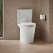 KOHLER K-28161 Veil Two-piece elongated toilet with skirted trapway, 1.28 gpf - White