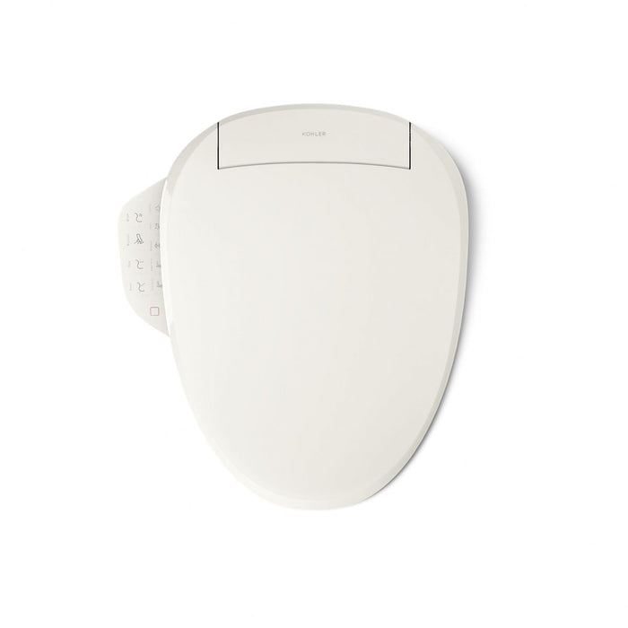 KOHLER K-28229 PureWash E725 Elongated bidet toilet seat with remote control, biscuit - view 2
