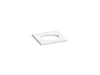 KOHLER K-28247 Silestone 25" quartz vanity top with oval cutout, miami white