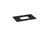 KOHLER K-28250 Silestone 37" quartz vanity top with rectangular cutout, eternal marquina