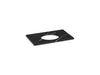 KOHLER K-28251 Silestone 37" quartz vanity top with oval cutout, eternal marquina