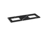 KOHLER K-28255 Silestone 61" quartz vanity top with two rectangular cutouts, eternal marquina