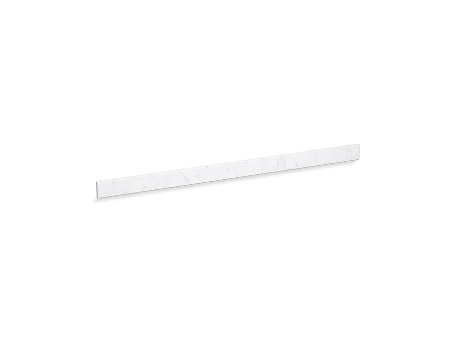 KOHLER K-28265 Silestone quartz 61" backsplash, eternal statuario