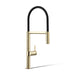 KOHLER K-28267 Components Semi-professional kitchen sink faucet with two-function sprayhead, vibrant french gold - view 4