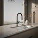 KOHLER K-28268 Components Pull-down kitchen sink faucet with two-function sprayhead, matte black - view 2