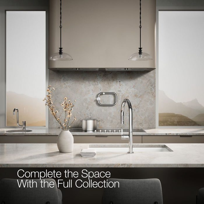 KOHLER K-28268 Components Pull-down kitchen sink faucet with two-function sprayhead