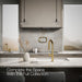 KOHLER K-28268 Components Pull-down kitchen sink faucet with two-function sprayhead, vibrant brushed moderne brass - view 2