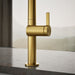 KOHLER K-28268 Components Pull-down kitchen sink faucet with two-function sprayhead, vibrant brushed moderne brass - view 5
