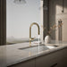 KOHLER K-28268 Components Pull-down kitchen sink faucet with two-function sprayhead, vibrant french gold - view 3