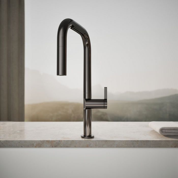 KOHLER K-28269 Components Pull-down kitchen sink faucet with two-function sprayhead