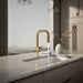 KOHLER K-28269 Components Pull-down kitchen sink faucet with two-function sprayhead, vibrant brushed moderne brass - view 2