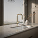 KOHLER K-28269 Components Pull-down kitchen sink faucet with two-function sprayhead, vibrant french gold - view 3