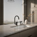 KOHLER K-28272 Components Single-handle kitchen sink faucet with two-function extended-reach spout and side sprayer,...
