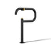 KOHLER K-28275 Components Deck-mount Pot Filler, matte black with brushed moderne brass - view 3