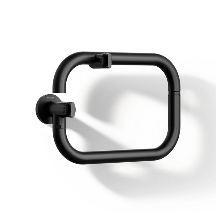 KOHLER K-28276 Components Wall-mount pot filler, matte black - view 3
