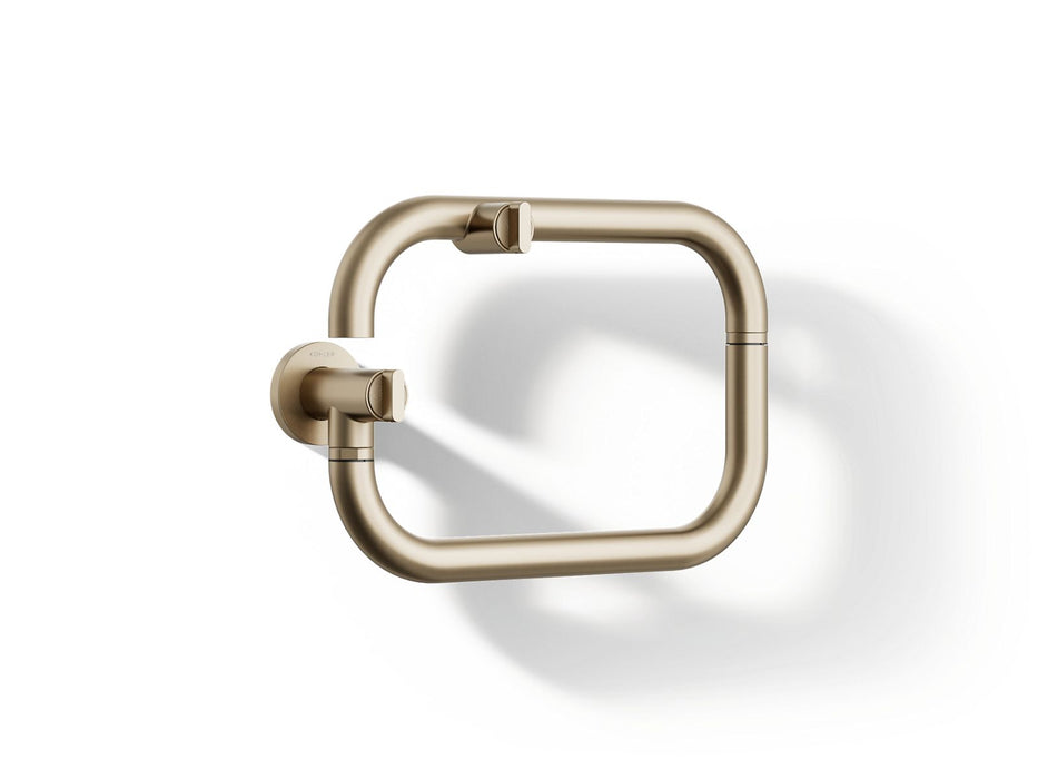 KOHLER K-28276 Components Wall-mount pot filler, vibrant brushed bronze