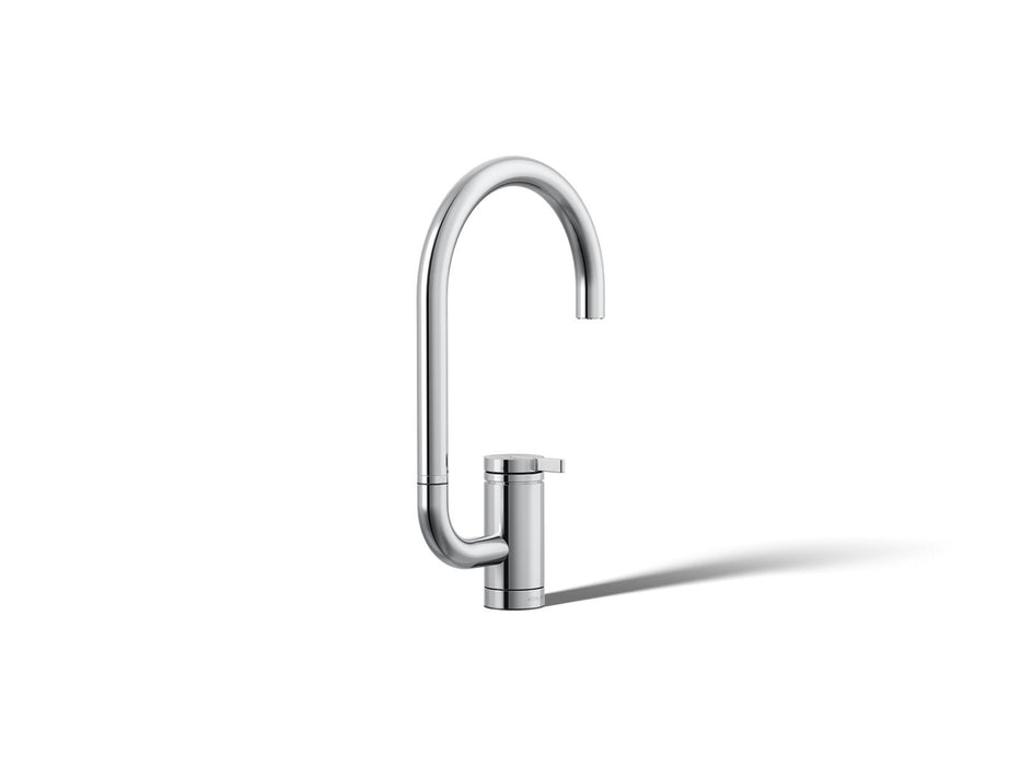 KOHLER K-28277 Components Single-handle bar sink faucet with two-function extended-reach spout