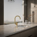 KOHLER K-28277 Components Single-handle bar sink faucet with two-function extended-reach spout, vibrant brushed moderne...