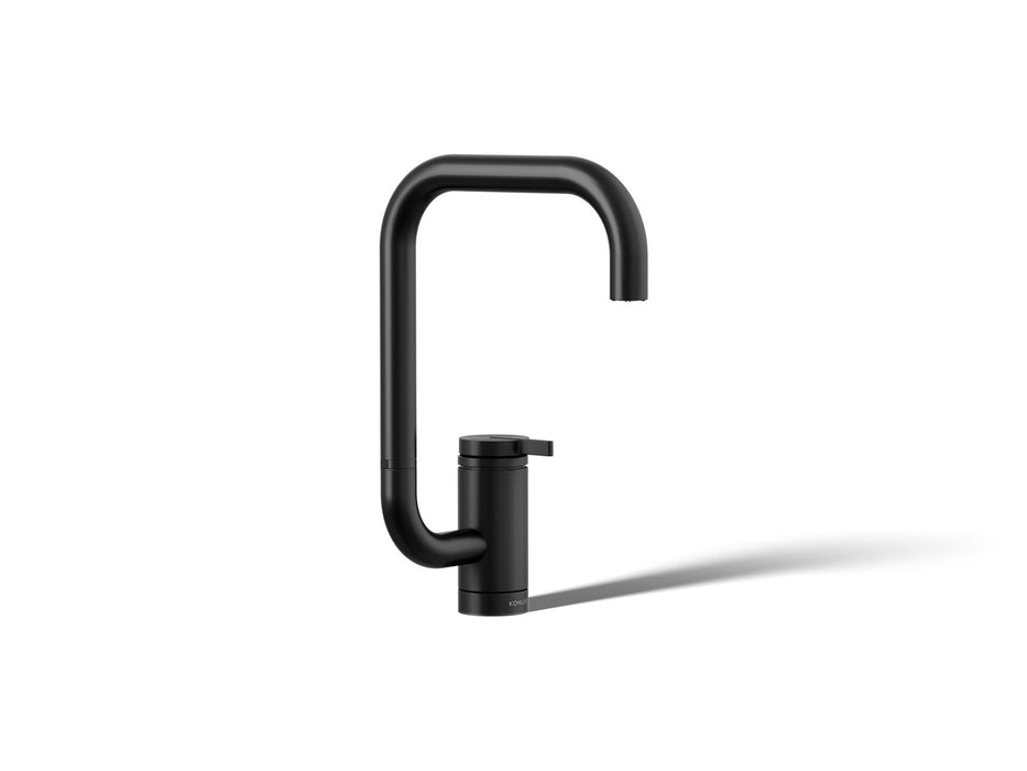 KOHLER K-28290 Components Single-handle bar sink faucet with two-function extended-reach spout