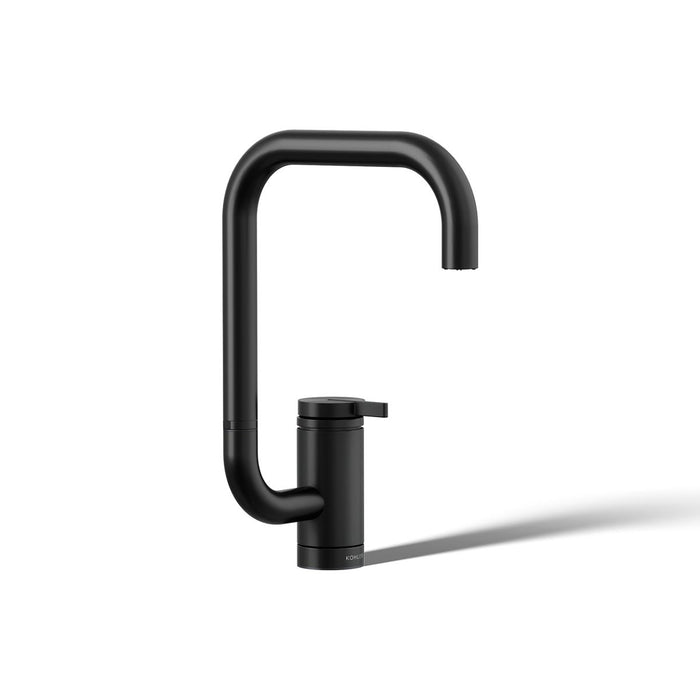 KOHLER K-28290 Components Single-handle bar sink faucet with two-function extended-reach spout