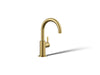 KOHLER K-28291 Components Beverage faucet, vibrant brushed moderne brass