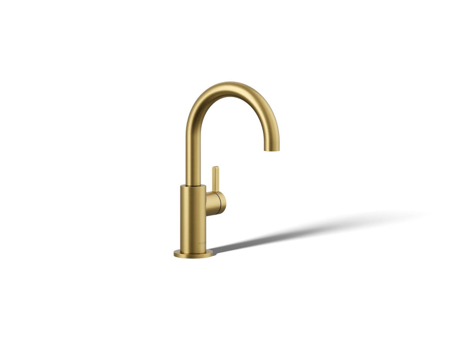 KOHLER K-28291 Components Beverage faucet, vibrant brushed moderne brass