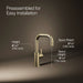 KOHLER K-28292 Components Beverage faucet, vibrant french gold - view 4