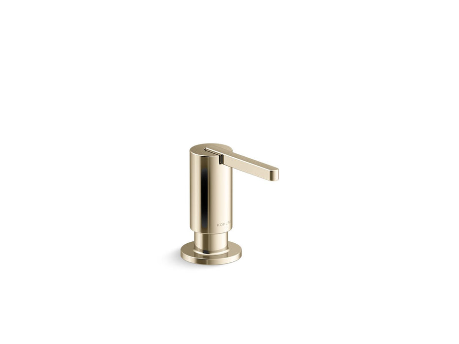 KOHLER K-28293 Components Soap/lotion dispenser, vibrant french gold